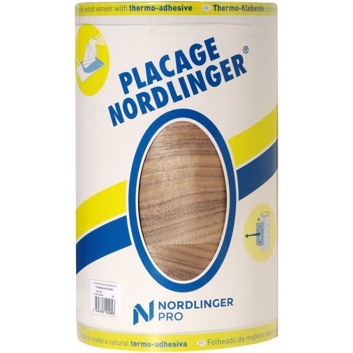 Placage - NORDLINGER PRO - 0.25 m x 2.50 m - Non-encollÈ - Noyer