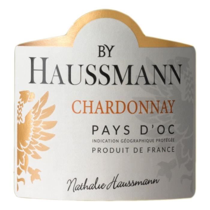 By Haussmann Chardonnay Pays d'Oc - Vin blanc de Languedoc 2024