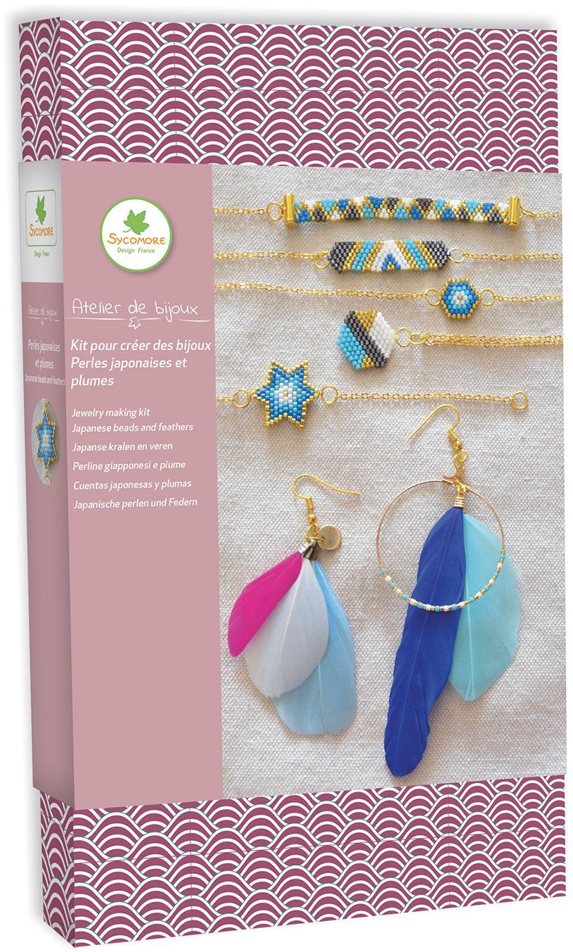 Atelier de bijoux - SYCOMORE - Perles Japonaises et plumes - Des 12 ans