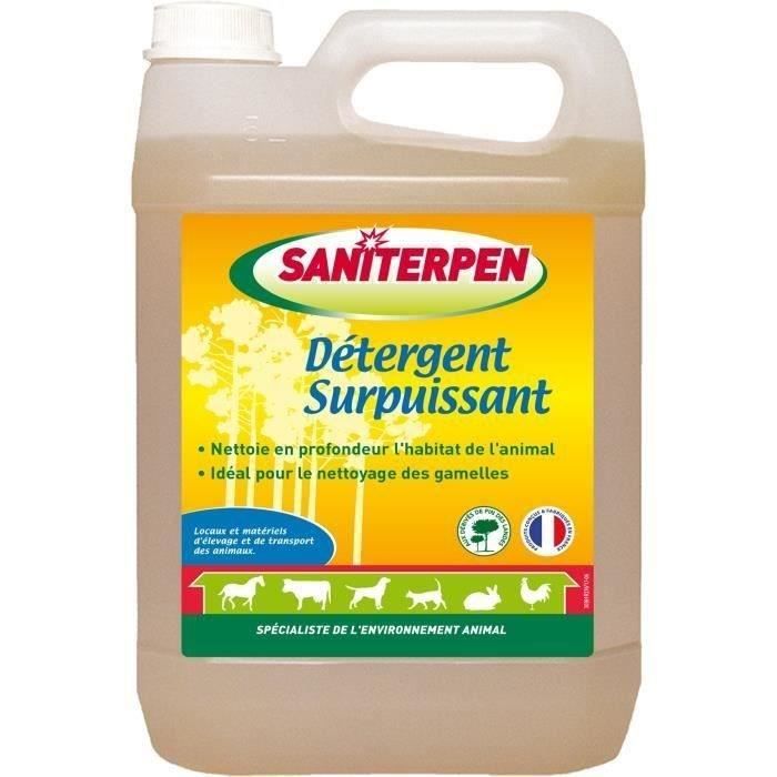 SANITERPEN - Détergent Surpuissant 5L - Nettoie en profondeur. Formule concentrée Pin des landes