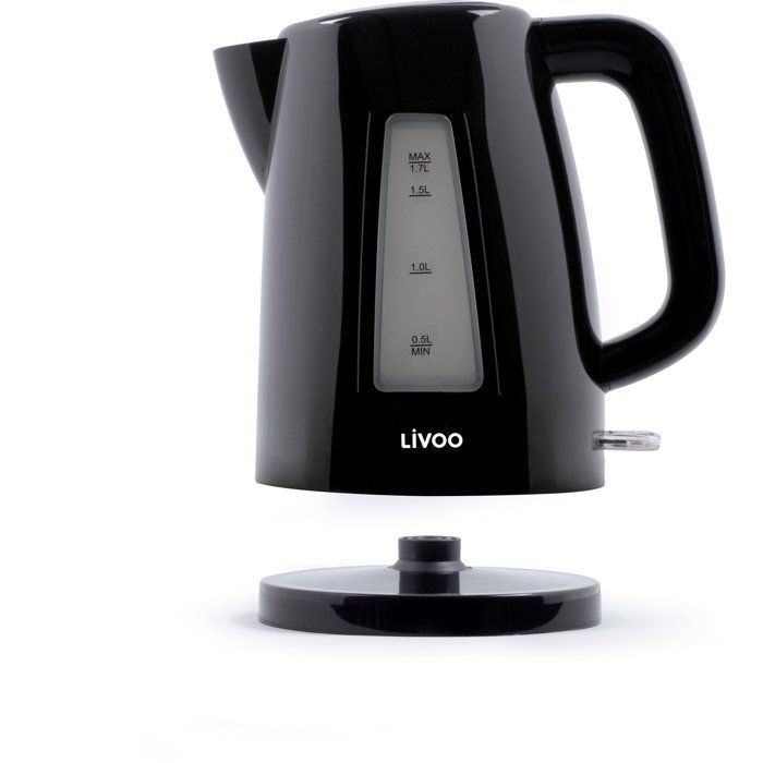 Bouilloire - LIVOO - DOD184N - 2200 W - 1,7 L - Socle 360° - Noir