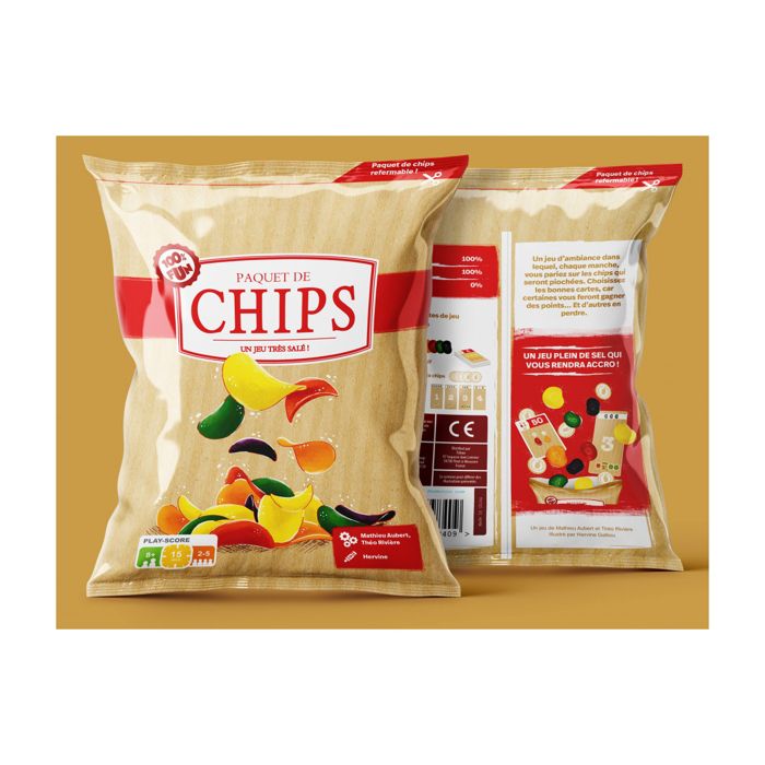 Jeu d'ambiance - Paquet de Chips - 2-5 joueurs - 30 min - Mixte