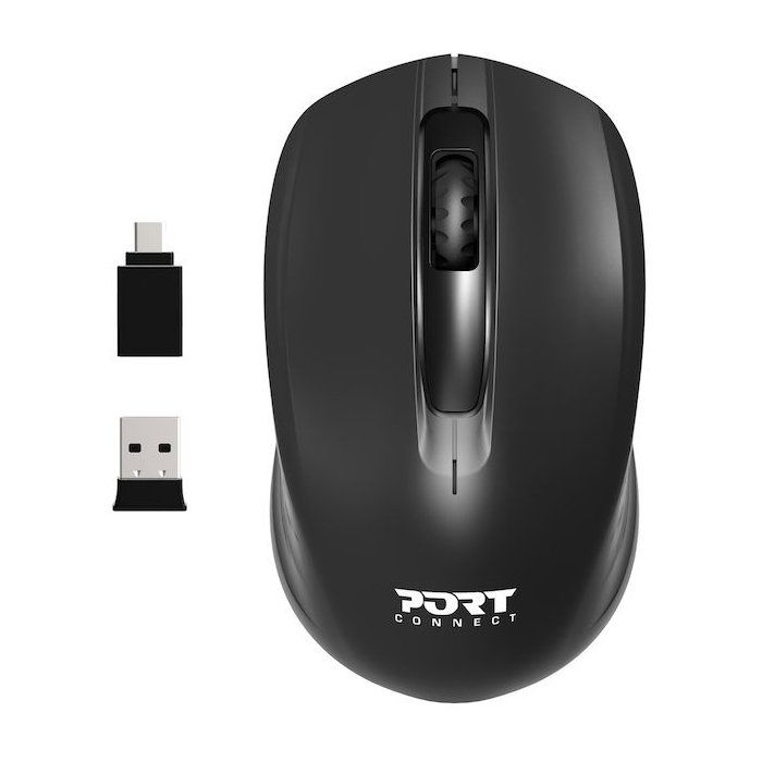 Souris sans fil - PORT Designs - 900508 Essentielle - 2.4 GHz - Noir