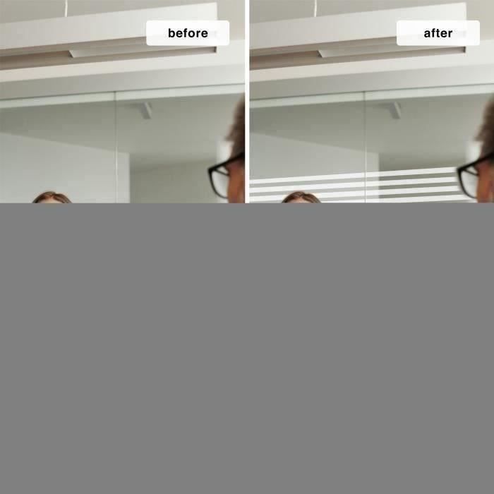 Film AdhÈsif pour Vitrage - EASY PROTEC - 100 x 90 cm - Store VÈnitien