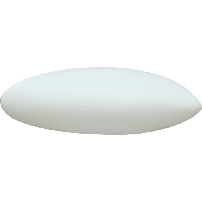 Galet solaire lumineux - Luna - Blanc - 64x39x21 cm - LED intégrée - Décoration jardin