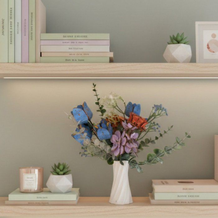 Book Nook - Kit DIY a construire Maquette 3D Serre Livre - Petit bouquet Green Nook - 20 x 18 x 30 cm