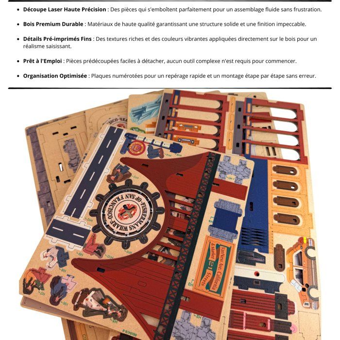 Book Nook - Kit DIY a construire Maquette 3D Serre Livre - Rue de New York Nookland - 22 x 14 x 14 cm