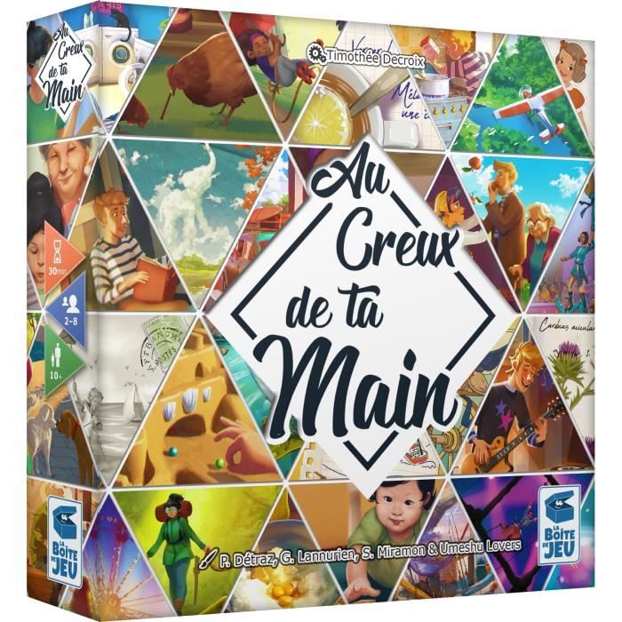 Jeu de sociÈtÈ - Au creux de ta main - BlackRock Games - 10 ans - Adulte - 2 joueurs ou plus - Mixte