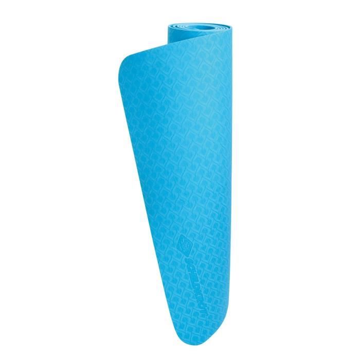 Tapis de yoga - FITNESS - SCHILDKR÷T - 183 x 61 cm - 4 mm - Sac inclus - Bleu clair