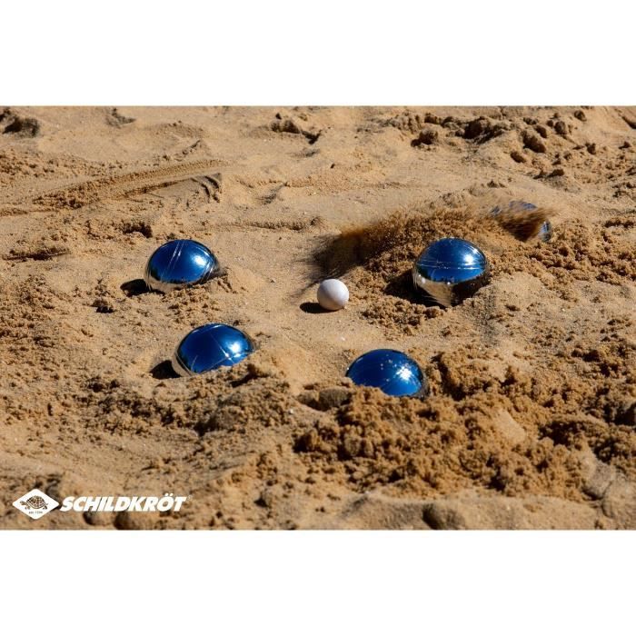 Schildkrot Funsport Set de boules de pÈtanque Argent et Noir - 4000885700084