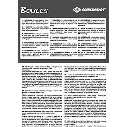 Schildkrot Funsport Set de boules de pÈtanque Argent et Noir - 4000885700084