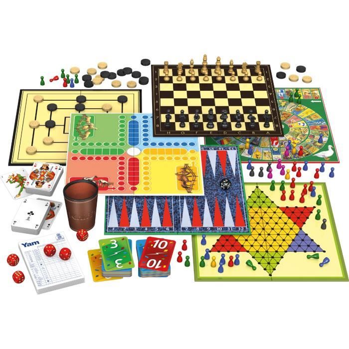 Coffret Premium Boite Métal - Jeux de Société - SCHMIDT SPIELE - Découvrez une sélection premium de jeux dans une boîte élégante !