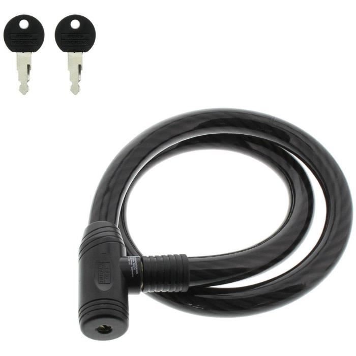 Antivol vélo - BURG WACHTER - 570 120 - Câble acier 25 mm - Gaine PVC - 120 cm