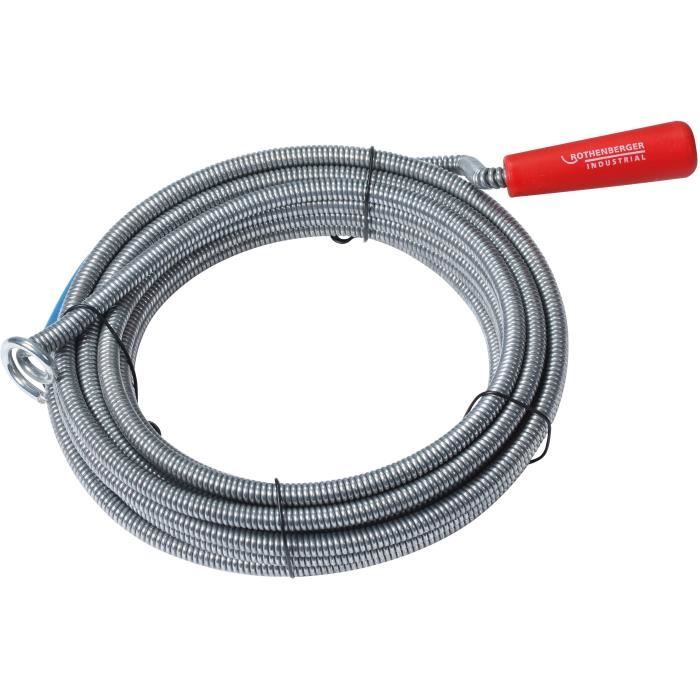 Déboucheur tete crochet - ROTHENBERGER - Flexible - Ř 6 mm - L 5 m