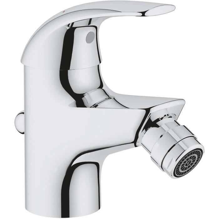 Mitigeur monocommande Bidet - GROHE - Start Curve - ChromÈ - Hauteur sous bec 46mm - EcoJoy mousseur 5 l/min
