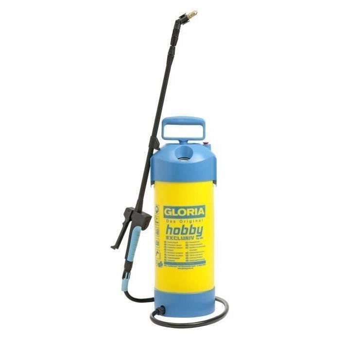 Pulvérisateur a pression 5L GLORIA Hobby Exclusiv - Lance télescopique 1M
