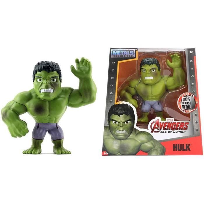 Figurine Hulk en mÈtal 15cm - Marvel - Collectionnez d'autres hÈros - Pour enfants a partir de 8 ans