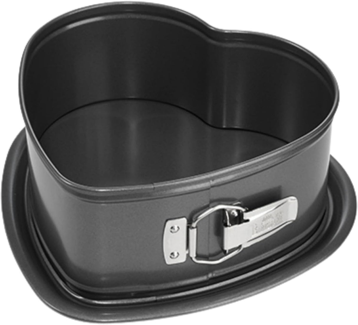 Moule coeur a fond amovible - BIRKMANN - EASY BAKING - Acier carbone - Anti adhésif - 26,5 x 25 x 9 cm