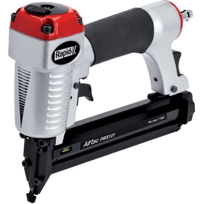 Agrafeuse cloueuse PBS121 Rapid Agraf - RAPID - PBS21 - Pneumatique - Bois - Agrafe 606 - Pointe 8