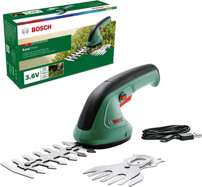 Cisailles Bosch - EasyShear 3,6V - (lame 120 mm, lame 100 mm)
