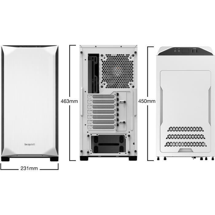 Boitier PC - Be quiet! - BGW35 Pure Base 500 Window - Moyen Tour - Blanc