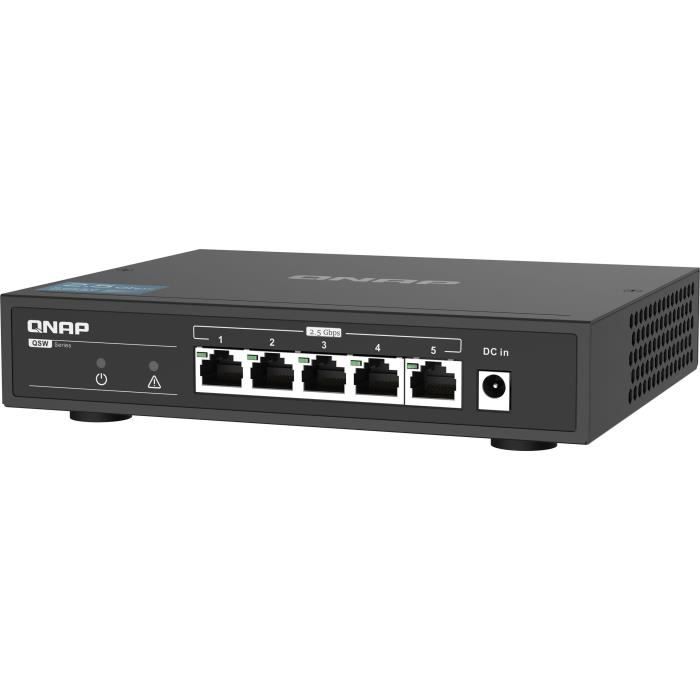 Switch - QNAP - QSW-1105-5T - 5 ports 2,5 GbE, 802.3x