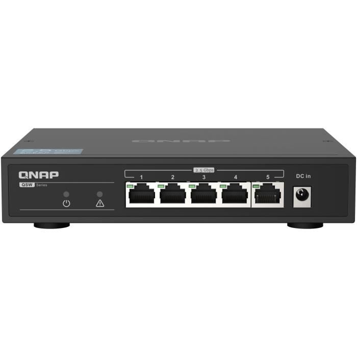 Switch - QNAP - QSW-1105-5T - 5 ports 2,5 GbE, 802.3x