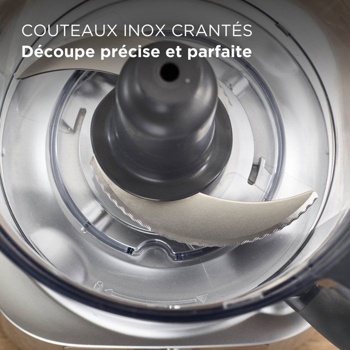 Robot multifonction - KENWOOD - MultiPro Express - 1000 W - 3 L - 2 vitesses - Blender 1,5 L - Blanc