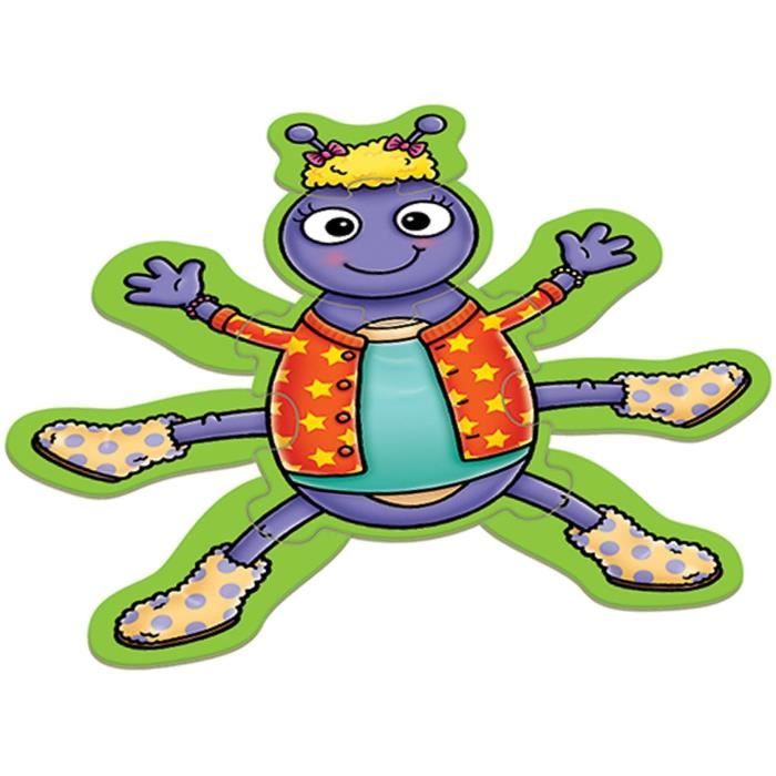 Jeu de société - ORCHARD - Build a Beetle - Jeu de voyage compact - 2 a 4 joueurs - a partir de 4 ans