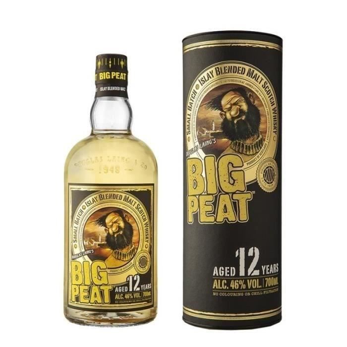 Big Peat - 12 ans - Islay Blended Malt Scotch Whisky - 46,0% Vol. - 70cl