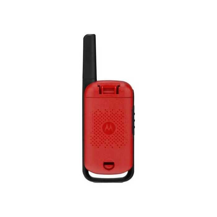 Talkies Walkies Motorola Rouge T42 - Portée 4 km - 16 canaux - Affichage LCD