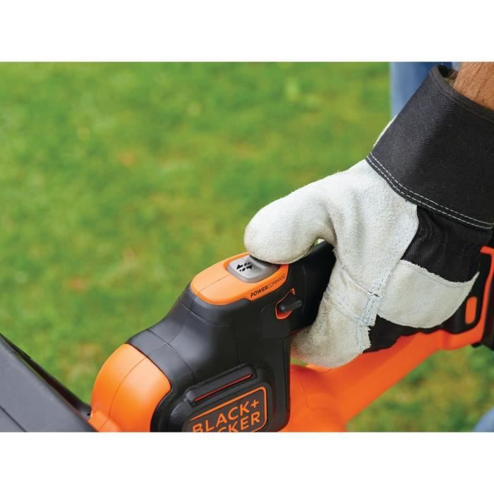 Taille-haies électrique sans fil + batterie 2Ah + chargeur - BLACK&DECKER - GTC18502PC-QW - 18V - Lame 50cm