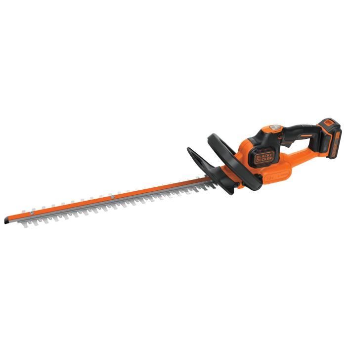 Taille-haies électrique sans fil + batterie 2Ah + chargeur - BLACK&DECKER - GTC18502PC-QW - 18V - Lame 50cm