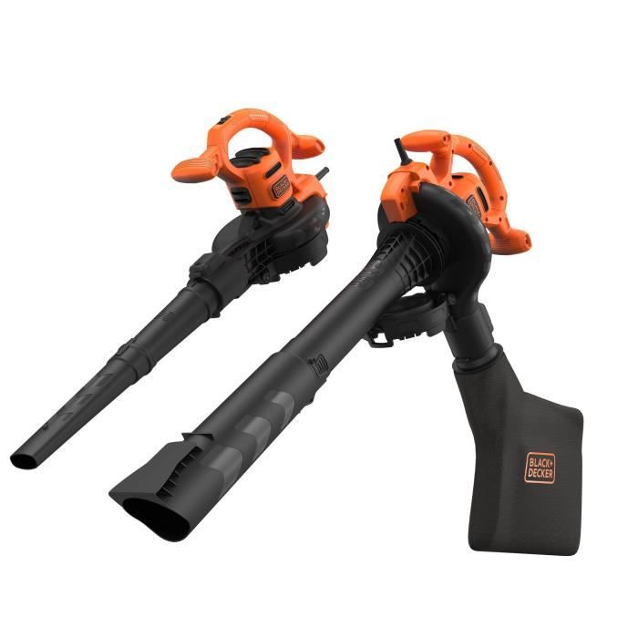 Aspirateur souffleur broyeur filaire BLACK+DECKER - BEBLV260-QS - 2600W - Sac 40L - Systeme bi-tube