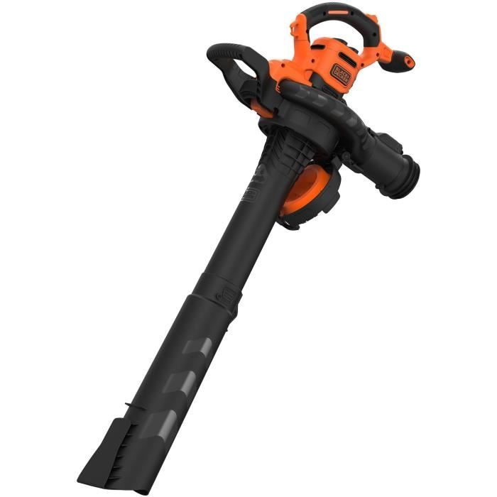 Aspirateur souffleur broyeur filaire BLACK+DECKER - BEBLV300-QS - 3000 W - Sac 72L - Systeme bi-tube