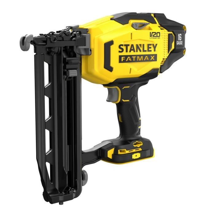 Cloueur de finition sans fil - 18V - STANLEY FATMAX - SFMCN616D2K-QW - Clous 25 a 64 mm + 2 batteries 2Ah + chargeur