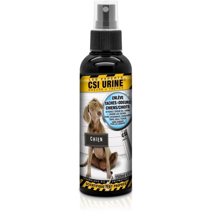 Spray - CSI URINE - Chien/Chiot 150ML - …limine odeurs, contrÙle des odeurs, micro-organismes & enzymes naturels