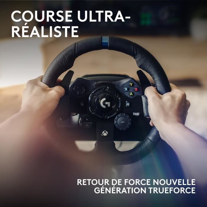 Volant de course et pédales G923 - Logitech G - Compatible Xbox serie X/S, One et PC