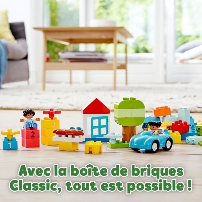 LEGO 10913 DUPLO Classic La Boîte De Briques Jeu De Construction Avec Rangement, Jouet éducatif pour Bébé de 1 an et plus