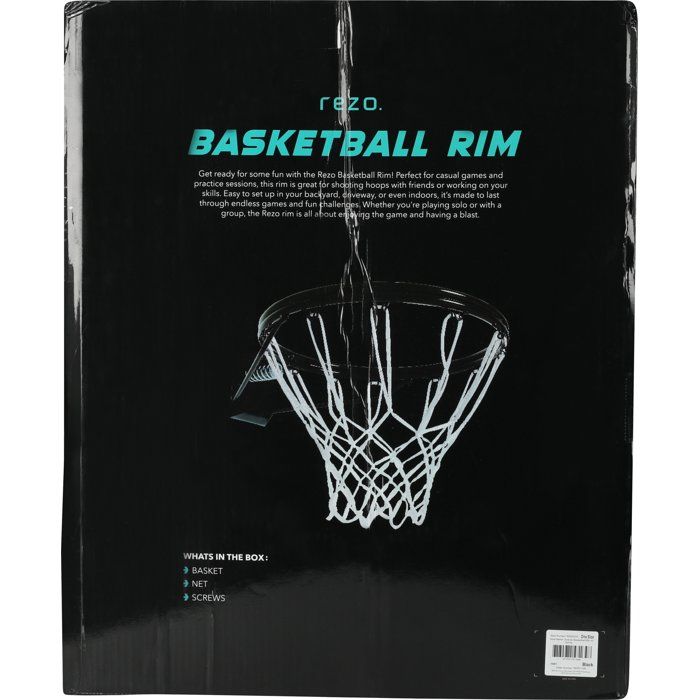 Panier de Basketball avec ressorts - Noir