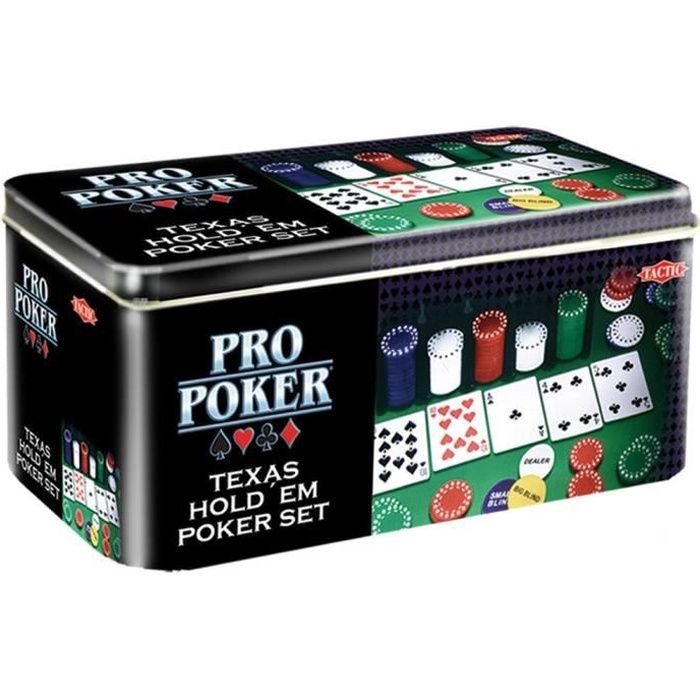 Coffret MÈtal Propoker - TACTIC - Jeu de carte - Mixte - 60 min - A partir de 11 ans