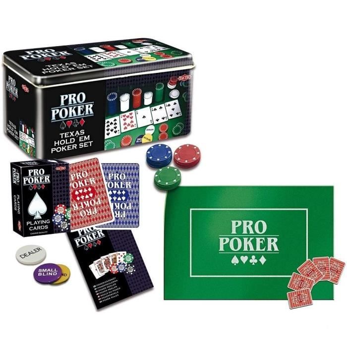 Coffret MÈtal Propoker - TACTIC - Jeu de carte - Mixte - 60 min - A partir de 11 ans
