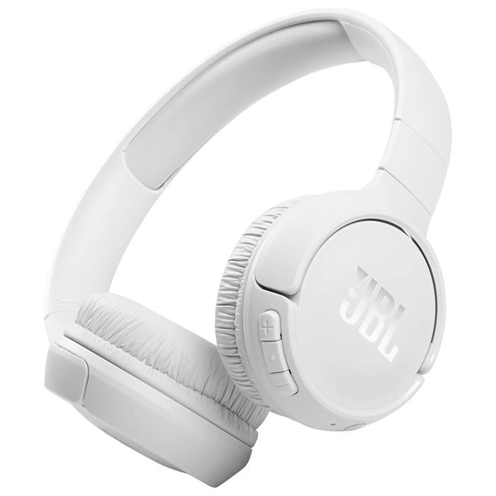 JBL Tune 510 BT - Casque supra-auriculaire sans fil - Son JBL Pure Bass - Bluetooth 5.0 - Jusqu'a 40h d'autonomie - Blanc