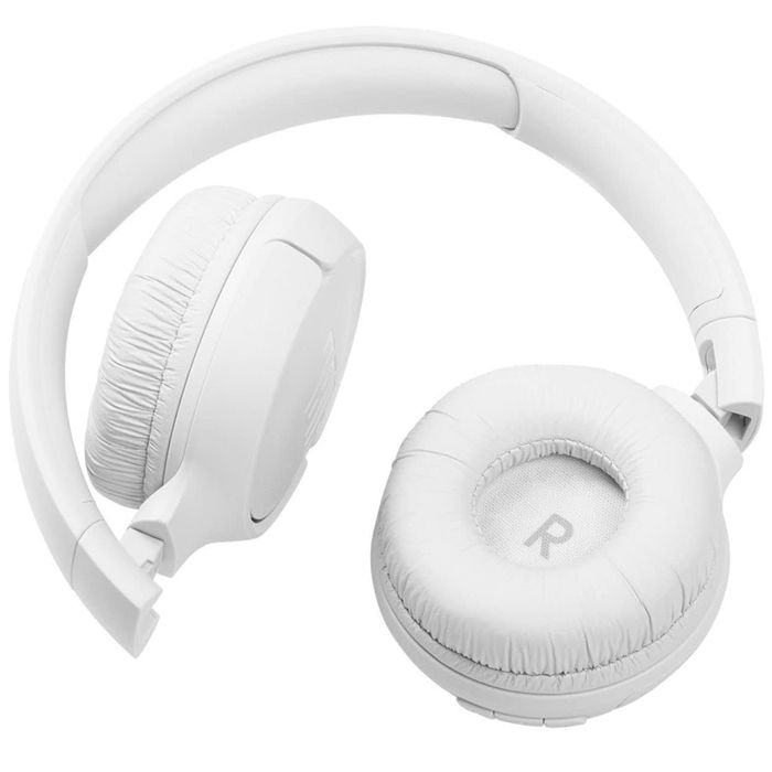 JBL Tune 510 BT - Casque supra-auriculaire sans fil - Son JBL Pure Bass - Bluetooth 5.0 - Jusqu'a 40h d'autonomie - Blanc