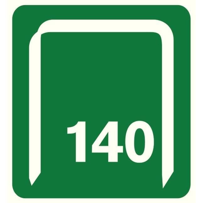 Agrafes en fil plat - RAPID - N°140/06mm - Pour isolation et bricolage - Boîte polypro 5000 - (40303088)