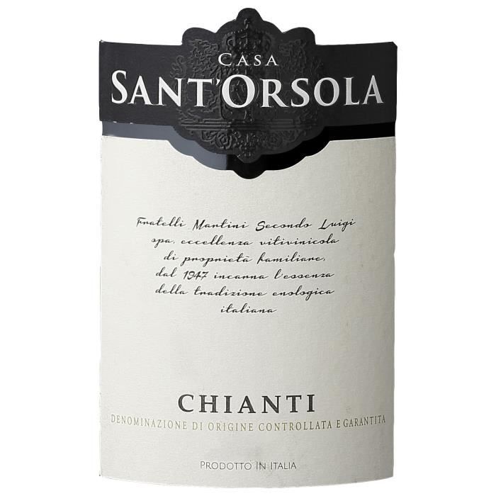 Sant'Orsola 2022 Chianti - Vin rouge d'Italie
