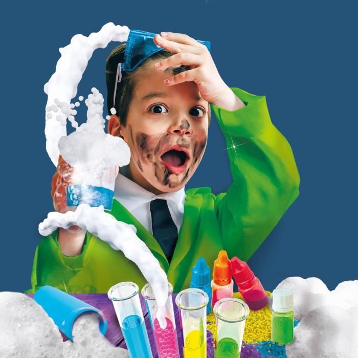 Laboratoire scientifique - LISCIANI - I'm a Genius - Science des mousses - Pistolet a mousse - 15 expÈriences ludiques