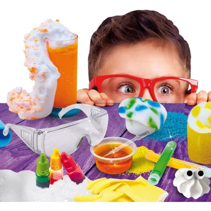 Laboratoire scientifique - LISCIANI - I'm a Genius - Science des mousses - Pistolet a mousse - 15 expériences ludiques