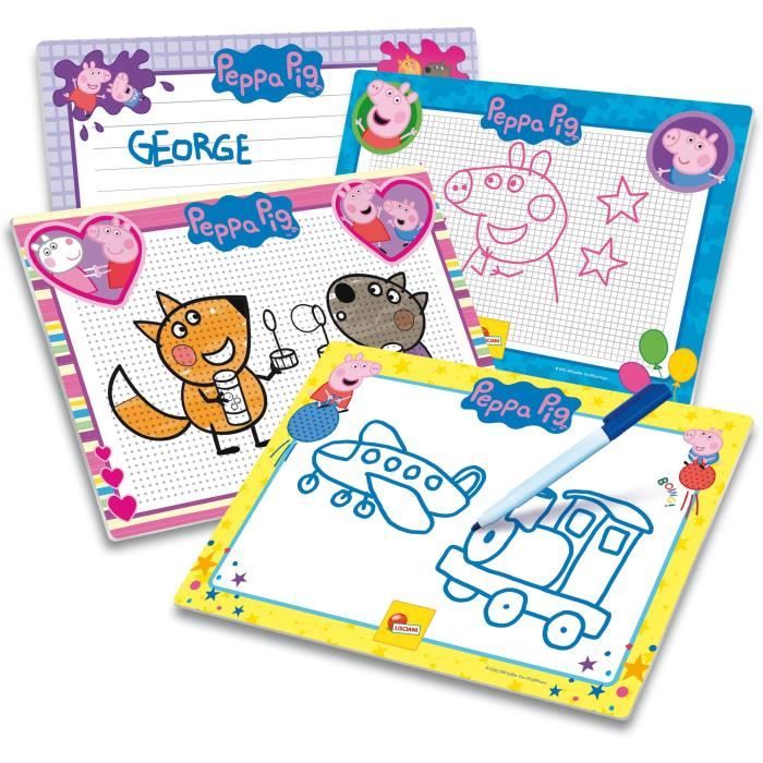 Ecole de dessin - Peppa Pig drawing school - pour apprendre a dessiner - LISCIANI