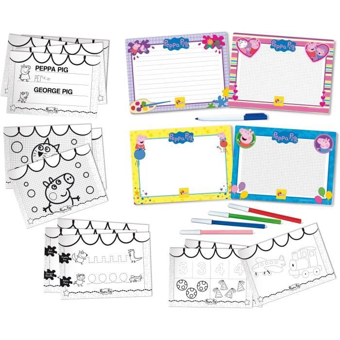 Ecole de dessin - Peppa Pig drawing school - pour apprendre a dessiner - LISCIANI